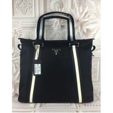 Prada canvas draagtas heren 12096 zwart
