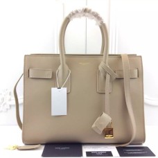 YSL Abrikoos Downtown Tote Koe Lederen Tassen