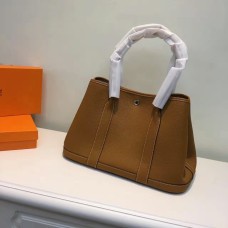 Hermes Garden Party handtas klein 31cm bruin