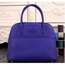 Hermes Bolide 31cm Togo lederen elektrische blauwe tas
