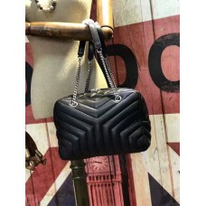 YSL Chain Handtas 27cm Zwart