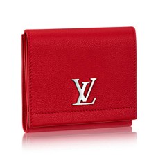 Louis Vuitton Lockme II compacte portemonnee M64308 Taurillon leer