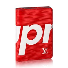 Louis Vuitton x Supreme Pocket Organizer M67714 Epi leer