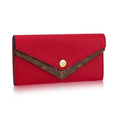 Louis Vuitton Dubbele V Portemonnee M64317 Taurillon Leer