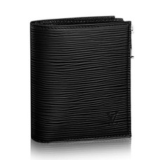 Louis Vuitton Smart Wallet M64007 Epi Leer Zwart