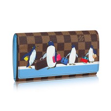 Louis Vuitton Sarah Portemonnee N64426 Damier Ebene Canvas