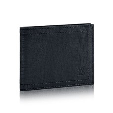 Louis Vuitton compacte portemonnee M64135 Utah leer
