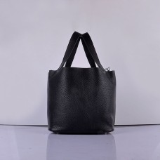 Hermes kalfsleer 8616 handtas zwart