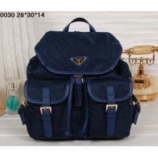 Prada Rugzak 0030 Marineblauwe Satchel