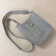 Hermes Mini Evelyne TPM Tas Lichtgrijs
