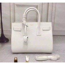 Saint Laurent Sac De Jour Tote Wit 32cm