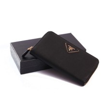 Prada 1M0506 Portemonnees in Zwart