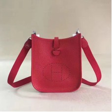 Hermes Mini Evelyne TPM Tas Rood