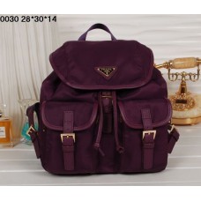 Prada Rugzak 0030 Purple Satchel