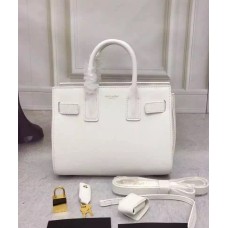 Saint Laurent Sac De Jour Kleine Tote Wit 22cm