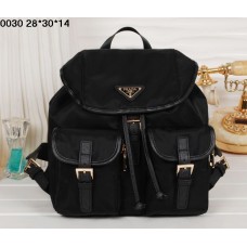 Prada Rugzak 0030 Black Satchel