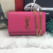 YSL Kaviaar Leren Tas 22cm Rosé Goud