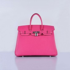 Hermes Birkin 35cm Togo lederen handtassen Rose Silver