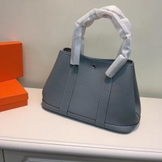 Hermes Garden Party handtas klein 31cm grijs blauw