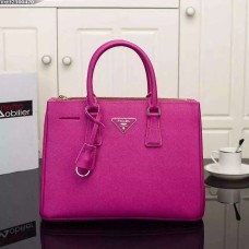Prada Galleria Tas 2274 Saffiano Leer 33cm Roze
