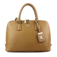 Prada 0812 Abrikoos draagtas met kruispatroon