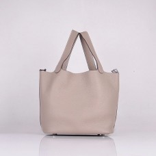 Hermes kalfsleer 8616 handtas grijs