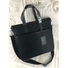 Prada canvas draagtas voor heren 1032 zwart