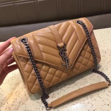 Topkwaliteit YSL-envelop-schoudertas 23 cm abrikoos