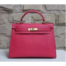 Hermes Kelly 32cm Epsom lederen handtas rosé goud