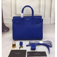Saint Laurent Sac De Jour Kleine Tote Blauw 22cm