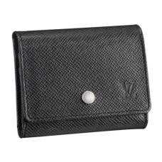 Louis Vuitton M32562 Serguei Portemonnee Taiga Leer