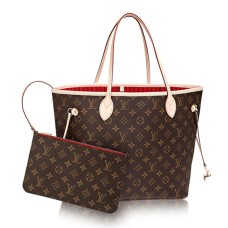 Louis Vuitton M41177 Neverfull MM schoudertas monogram canvas