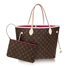 Louis Vuitton M41178 Neverfull MM schoudertas monogram canvas