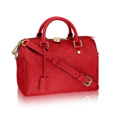 Louis Vuitton M41187 Speedy 25 Tote Bag Monogram Empreinte Leer