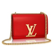 Louis Vuitton M41280 Chain Louise MM Crossbody Tas Kalfsleer
