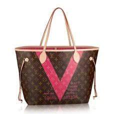 Louis Vuitton M41602 Neverfull MM schoudertas monogram canvas