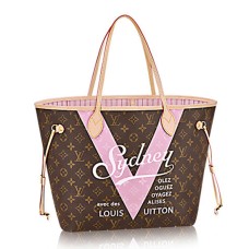 Louis Vuitton M41615 Neverfull MM Sydney schoudertas monogram canvas
