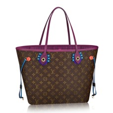 Louis Vuitton M41664 Neverfull MM Totem schoudertas Monogram canvas