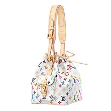 Louis Vuitton M42229 Petit Noe schoudertas monogram veelkleurig canvas