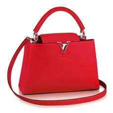 Louis Vuitton M42237 Capucines PM Tote tas Taurillon leer