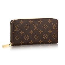 Louis Vuitton M42616 Zippy Portemonnee Monogram Canvas