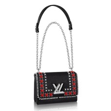 Louis Vuitton M42778 Twist MM schoudertas Epi leer