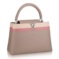 Louis Vuitton M42925 Capucines MM draagtas Taurillon leer