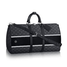 Louis Vuitton M43413 Keepall 45 Bandouliere plunjezak Monogram Eclipse canvas