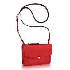 Louis Vuitton M50259 Twice Crossbody Tas Monogram Empreinte Leer