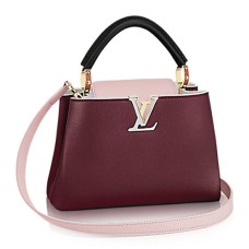 Louis Vuitton M51082 Capucines PM Tote tas Taurillon leer