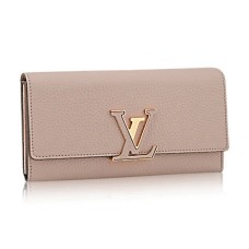 Louis Vuitton M61249 Capucines Portemonnee Taurillon Leer