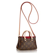 Louis Vuitton M61254 Nano Pallas Crossbody Tas Monogram Canvas