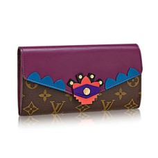 Llouis Vuitton M61347 Sarah Portemonnee Totem Monogram Canvas
