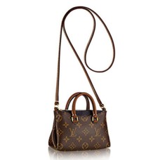 Louis Vuitton M61416 Nano Pallas Crossbody Tas Monogram Canvas